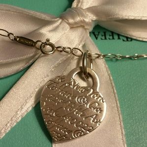 Sterling silver Tiffany & Co. Retired 5th Avenue Heart Tag